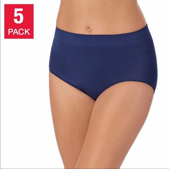 NEW CAROLE HOCHMAN Seamless Brief Panties 5 Pack - Picture 8 of 9